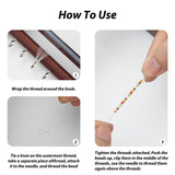 COSYOO Wooden Bead Loom Kit, Jewelry Making Bead Tools with Threads Tweezers, 3 Bags of Beads, Jewelry Making Tool COSYOO