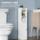 Hawkrown 67" Tall Bathroom Storage Cabinet with Lights, Slim Narrow Bathroom Cabinet Organizer with Doors and Adjustable Shelves, Tall Cabinet for Small Space, Living Room (31.5" Tall) Hawkrown