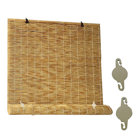 RDHDXAMT Bamboo Blinds Roll Shades 20"" 23"" 27"" 31"" 33"" 37"" 39"" 43"" 47"" 51"" 57"" 63"" Cordless Roll Up Roman Curtain for Indoor Outdoor Home Patio Porch (Size : 39"" W X 40"" H) RDHDXAMT