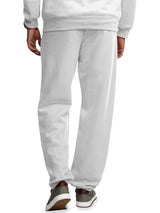 Fruit Of The Loom Mens Eversoft Fleece Elastic Bottom With Pockets, Relaxed Fit, Moisture Wicking, Breathable Sweatpants, White, Large US Fruit of the Loom