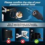 Saker Foam Cannon for Pressure Washer Kit with Foam Cannon Dual Connector Accessory,Pressure Washer Gun for Car Washing and Cleaning,5 Power Washer Sprayer Nozzles Saker