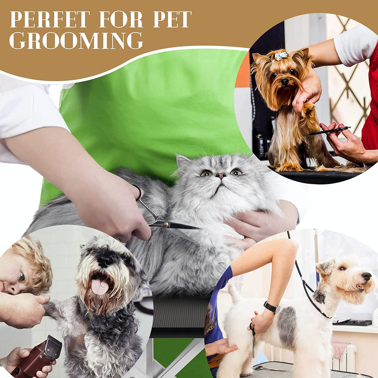 Hydraulic Dog Grooming Table for Small/Large Dogs, Heavy Duty Professional Pet Grooming Table with Adjustable Overhead Arm and Noose, Range 21-36 Inch, 43''/Black mydearpet