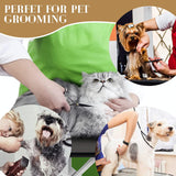 Hydraulic Dog Grooming Table for Small/Large Dogs, Heavy Duty Professional Pet Grooming Table with Adjustable Overhead Arm and Noose, Range 21-36 Inch, 43''/Black mydearpet