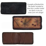 Make Your Own Leather Billfold Wallet Kit - DIY Leather Accessory - Men - Women - Children (Children's Classic Billfold Kit) Leather Unlimited