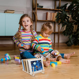 Wooden Puzzle Display Stand, Jigsaw Puzzle Holder Rack Wood Display Stand Craft Collection Storage Organizer Shelf for Adults Craft Collection Lovers Larrel