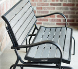 Lifetime 60276 Glider Bench, Harbor Gray Lifetime