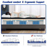 King Size Hybrid Mattresses 12 Inch, Firm Memory Foam Mattress with Extra Thick Comfort Layer for Pressure Relief, Individually Pocket Coils Springs | Motion Isolating | Certipur-US Certified (King) Thctvous