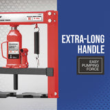 Strongway 12-Ton Hydraulic Shop Press Strongway