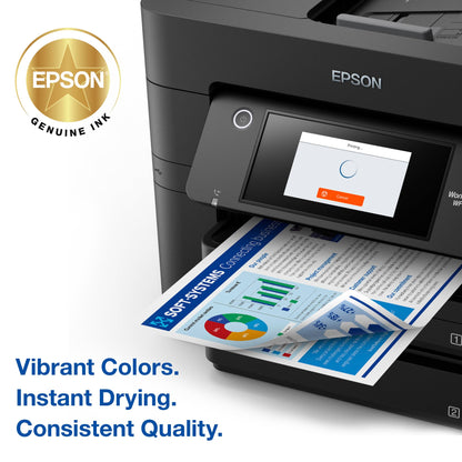 EPSON 822 DURABrite Ultra Ink Standard Capacity Black & Color Cartridge Combo Pack (T822120-BCS) Works with WorkForce Pro WF-3820, WF-3823, WF-4820, WF-4830, WF-4833, WF-4834