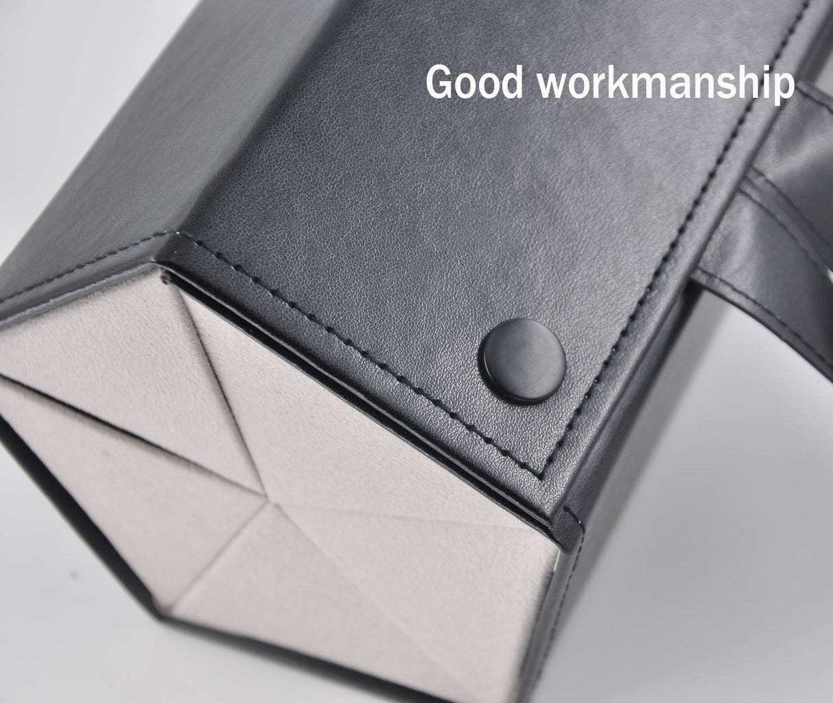 Kenpal Sunglasses Storage Organizer Holder Foldable Travel Case with 5 Slot Compartments for Multiple Glasses (Black) Kenpal