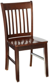 East West Furniture Capri 5 Piece Dinette Set for 4 Includes a Rectangle Room Table and 4 Kitchen Dining Chairs, 36x60 Inch, Mahogany East West Furniture