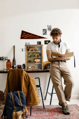 WANLIAN Large Shadow Box with Shelves, 11x16 Wooden Shadow Box Display Cabinet with Acrylic Window, 3 Removable Shelves and Linen Back, for Displaying Photo Souvenir Collection(Carbonized) WANLIAN