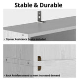 IRONCK Bookshelves and Bookcases Floor Standing 6 Tiers Display Storage Shelves 70 in Tall Bookcase Home Decor Furniture for Home Office, Living Room, Bed Room IRONCK