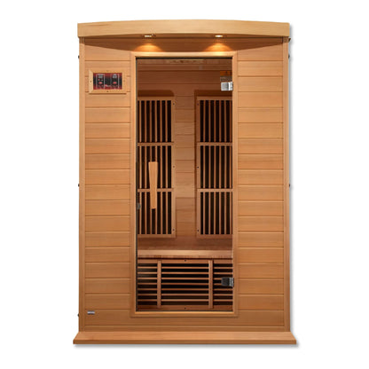 DYNAMIC SAUNAS Maxxus Toulouse MX-K206-01 Low EMF (Under 8 MG) FAR Infrared Sauna - Curb Side Delivery… - WoodArtSupply