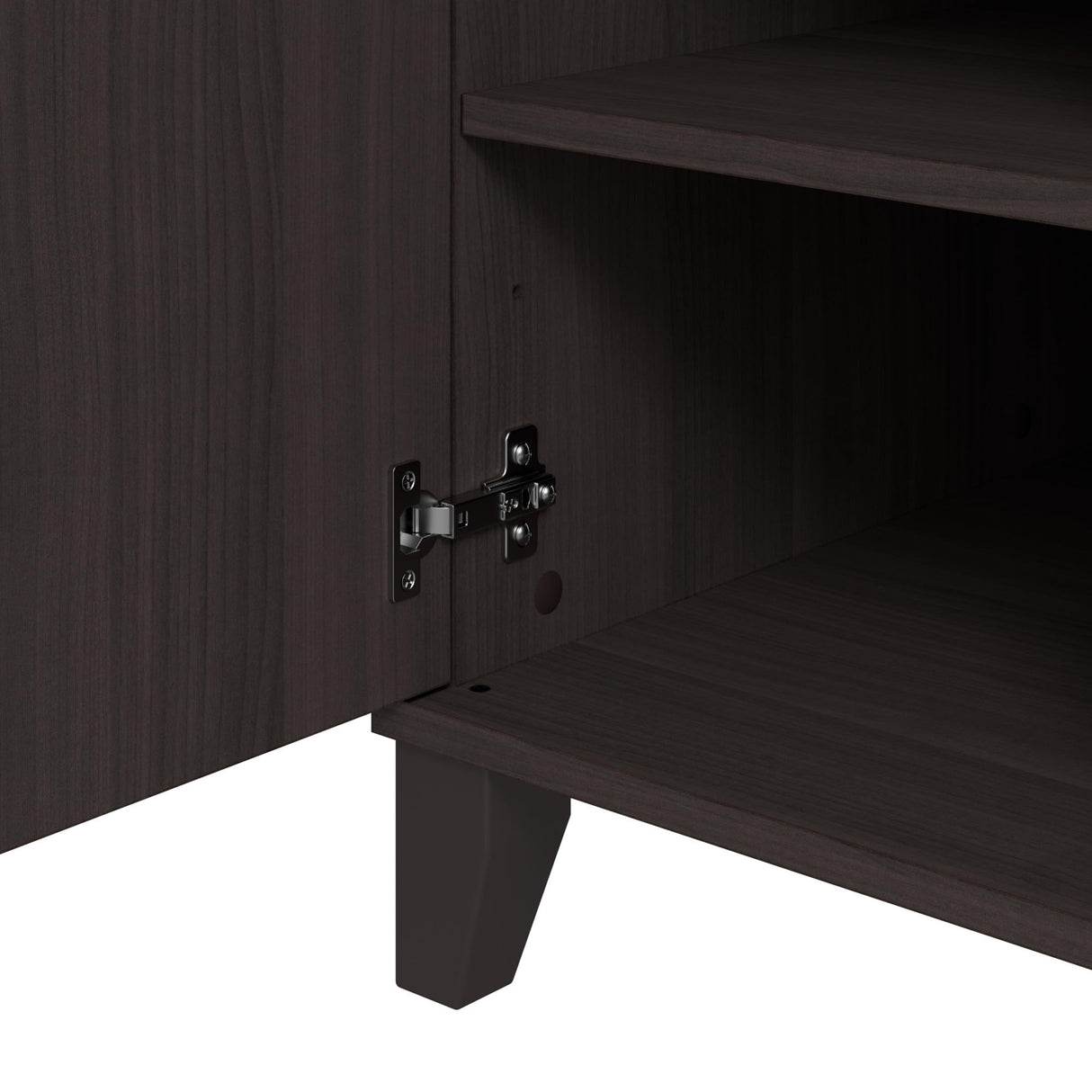 Bush Furniture Somerset 54W Office Desk with Drawer and Storage Cabinet in Storm Gray | Computer Table for Home Office Workspace Bush Business Furniture