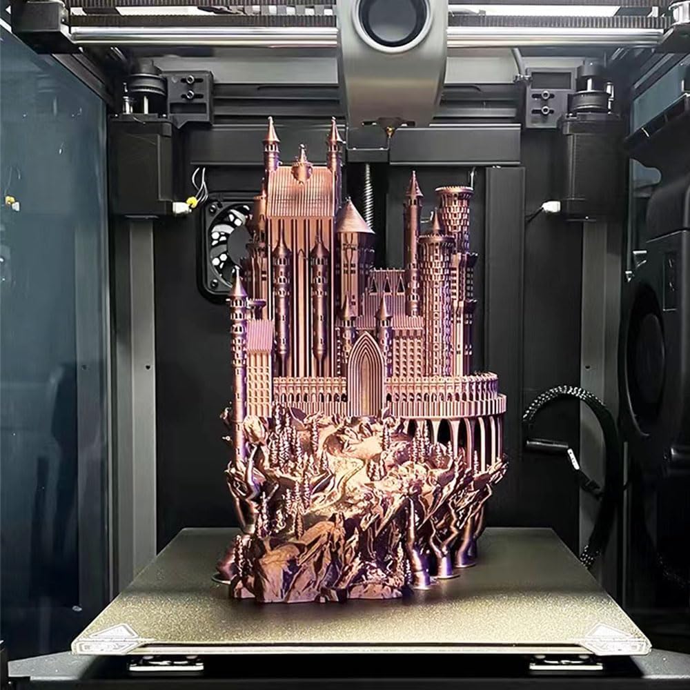 HzdaDeve Textured PEI Build Sheet Smooth PEY Plate with Position Slot 235X235mm Spring Steel Print Bed for Ender 3 V3 SE/Ender 5 S1/Ender 3 S1 Pro/Ender 3 S1/Ender 3 V2 Neo/SV05/SV06 HzdaDeve