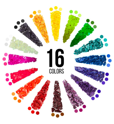 Candle Dye for Soy Wax Candle Making - 16 High-Concentration Colors - Mix to Create Endless Shades Craft911