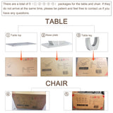 hohoedc 63" Morden Faux Marble Dining Room Table Set,Big Kitchen Dining Table for 6-8 with MDF Base,7 Piece Rectangle Dining Table Set &6 Pu Leather Upholstered Chairs Ideal hohoedc