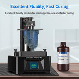 ANYCUBIC 3D Printer Resin, 405nm LCD UV-Curing 3D Resin, High Precision & Rapid Photopolymer Resin for LCD/DLP/SLA Resin 3D Printer (HD Grey, 1kg) ANYCUBIC