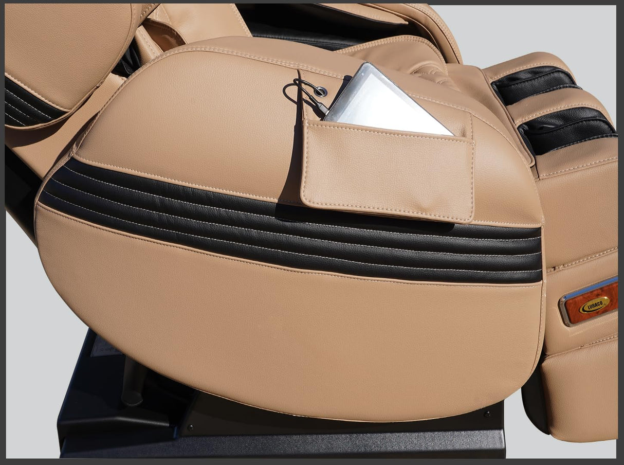 Luraco Model 3 Hybrid SL Massage Chair, Cream Luraco