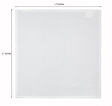 COTTON CRAFT White Dinner Napkins - Set of 24 Classic Twill Pure Cotton Soft Cloth Napkins - Durable Washable Reusable Napkin - Everyday Table Napkin - Restaurant Wedding Party Gift - 17 x 17 inches COTTON CRAFT