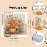 Stalente Diamond Painting Kits for Adults Autumn Pumpkin, 5D DIY Diamond Art Kits for Beginners Round Full Drill Diamond Painting for Home Wall Decoration Gift 12×12inch, Chrysanthemum Flower Stalente
