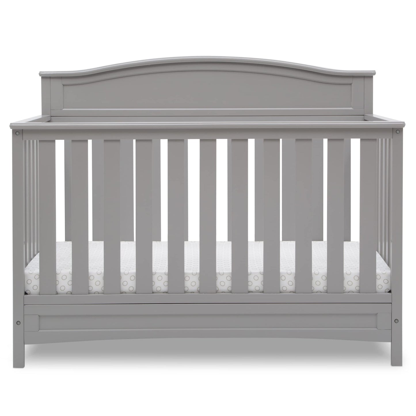 Delta Children Emery 4-in-1 Convertible Baby Crib, Pack of 1, Grey - WoodArtSupply