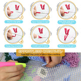 Yjunue Butterfly Floral Latch Hook Kits for Adults, DIY Crochet Yarn Rugs Hooking Craft Kit with Color Preprinted Pattern Design for Kids Adults and Beginners(Butterfly, 20 x 15in) Yjunue