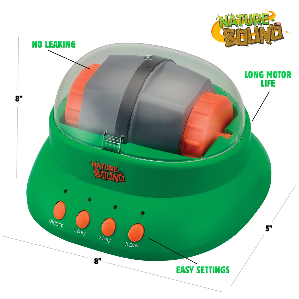 Nature Bound Starter Rock Tumbler Kit for Kids– Includes Rough Gemstones, Polishing Grits, Jewelry Fastenings, and Instructions – Great STEM Science Kit for The Future Geologist, Boys & Girls Ages 8+ Nature Bound