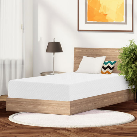 NEO SLEEP 12 Inch Twin Medium Firm Cooling Gel Memory Foam Mattress for Cool Sleep Pressure Relieving CertiPUR-US Certified Mattress in a Box Fiberglass Free (Twin, 12 in) NEO SLEEP