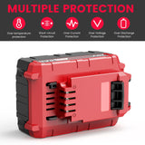 LabTEC 2-Pack 6.0Ah 20V Lithium Battery PCC685L and Battery Charger Kit Compatible with Porter-Cable Labtec