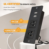 EnHomee 55” W Dresser, Rustic Brown Dresser for Bedroom with Power Outlet & LED Lights for 65" TV Stand Bedroom Dresser with 9 Fabric Drawers, Long Sturdy Dressers for Bedroom, Closet, Entryway EnHomee