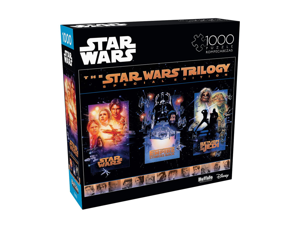 Buffalo Games - Star Wars - The Star Wars Trilogy - 1000 Piece Jigsaw Puzzle for Adults Challenging Puzzle Perfect for Game Nights - Finished Size is 26.75 x 19.75 Buffalo Games