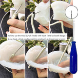 150PCS Candle Making Kits for Adults Beginners Adjustable Candlewick Hole Drill Needle for Candle,Hook Punch Needle Wick for Molds, Candle Tool Inserting Wick,Big Hole Long Needle for Taper molds TYMKLMZG