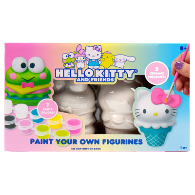 Horizon Group USA Sanrio Hello Kitty and Friends Paint Your Own Figurines Arts and Crafts Kit