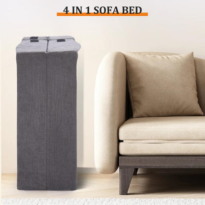 Rengue Folding Sofa Bed,Memory Foam Fold Out Chair Bed with Pillow,Convertible Sofa Bed Futon Sleeper Chair,Futon Couch, Lazy Sofa for Living Room/Dorm/Guest Room/Home Office