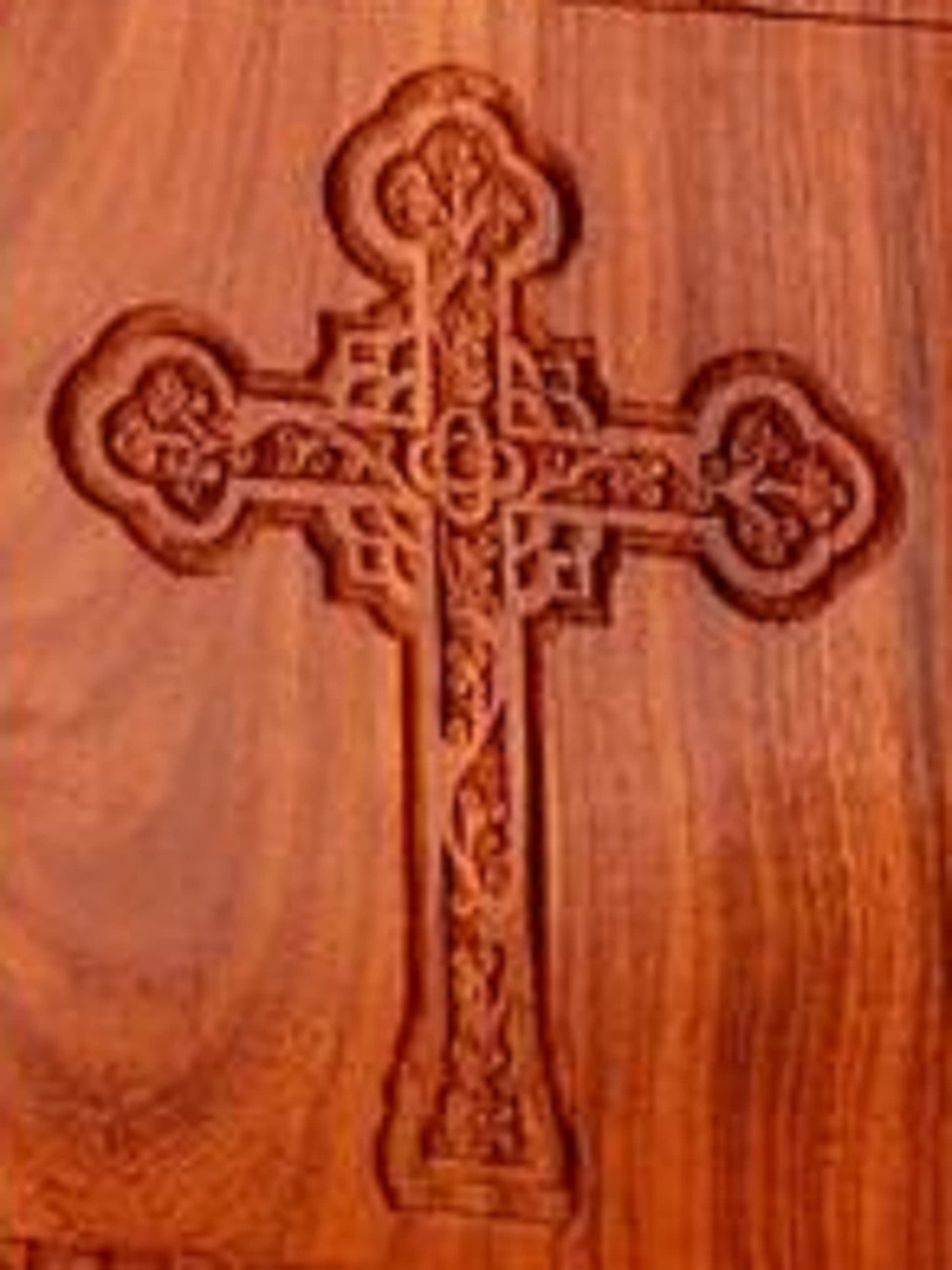 Wooden Cross Carved Adult urn | Wood Cremation Urns | Decorative Urns | Rosewood Urn for Human Ashes Male and Female | Handmade Urn for Large Ashes | - WoodArtSupply