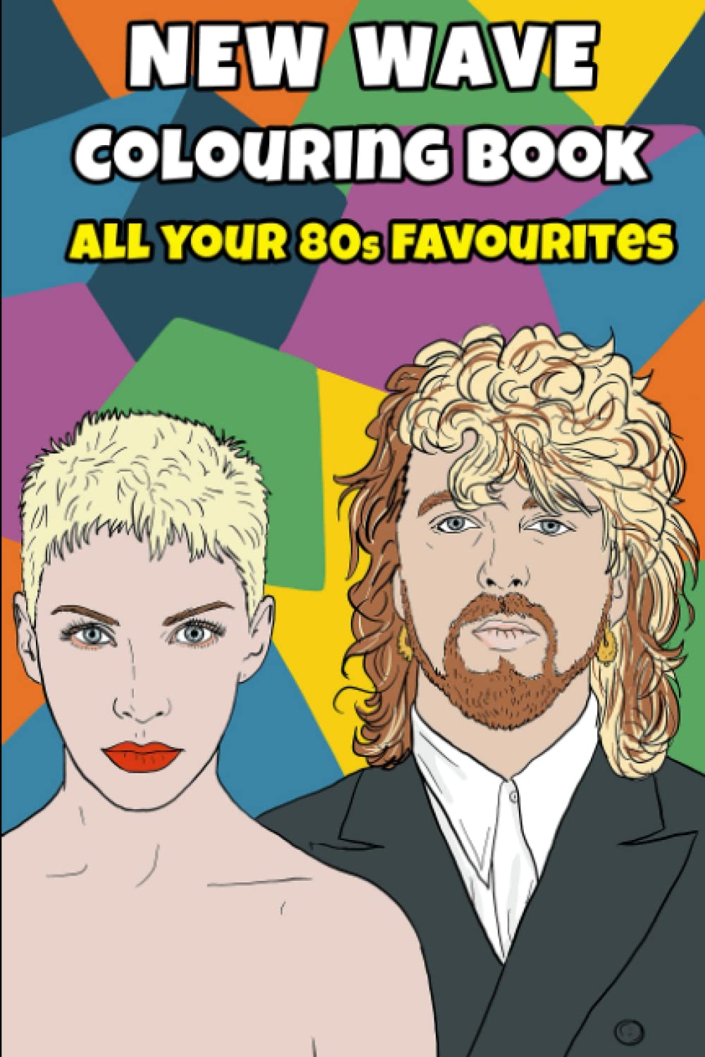 New Wave Colouring Book: All your 80s Favourites WoodArtSupply