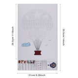 Woohome 48 PCS Paper Quilling Kit, Paper Quilling Making Drawing Design and Papers Quilling Tools for Quilling Art Paper DIY Drawing Handcraft Handmade, Home Decoration Woohome