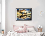 VAIIEYO Diamond Art Kits for Adults Airplane, Diamond Painting Plane Machine, Full Drill Round Rhinestone Craft Canvas for Home Wall Decor Gift 12x16 inch VAIIEYO