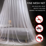 Mosquito Net Bed Canopy for Girls,King Canopy Bed Curtains Full Queen Size from Ceiling,Dome Mosquito Netting Bed Tent Twin Girls Princess Canopy Bed White Decor for Baby Crib,Kid Bed and Adult Beds Comtelek