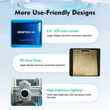 3D Printer for Kids and Beginners,Geeetech Mini 3D Printers with Auto Leveling,High Speed and Fully Open Source,Fully Assembled Direct Drive Extruder,for Home and School,Print Area 3.94×4.33×3.94 in GIANTARM