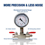 BACOENG 5 Gallon Tempered Glass Lid Stainless Steel Vacuum Chamber Perfect for Stabilizing Wood, Degassing Silicones, Epoxies and Essential Oils. BACOENG