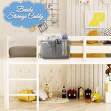 Retyion Bedside Hanging Storage Basket Headboards Bunk Beds Dorm Rooms Organizer Caddy for Storage (2Pack Grey) Retyion