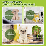 Pipe Cleaners Craft kit, A Pipe Cleaner kit Suitable for Beginners. It Includes a Kits for Making The Shapes of 4 Dogs and Comes with Simple and Easy-to-Understand Video tutorials. MOREJMTT