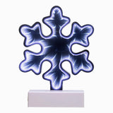 Northlight LED 3D Snowflake Christmas Infinity Mirror - 7.75" Northlight