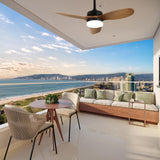 Finktonglan 36" Ceiling Fans with Lights and Remote Control, Black Farmhouse Ceiling Fan for Indoor and Outdoor, DC Motor Ceiling Fans with Two Rods for Patio, Living Room, Dining Room Finktonglan