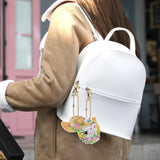 Keluna Diamond Art Horse Keychains - 12 Pcs Diamond Painting Keychains Kits, Western Cowboy Watercolor Flower Horse, DIY Key Chain Crafts Art Kits for Adult Keluna