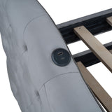 Bellemave Twin Size daybed Frame with Trundle for Adults, Kids, Girls, Teens, Tufted daybeds with Trundle for Living Room, Velvet, (Mattress not Included), Gray Bellemave