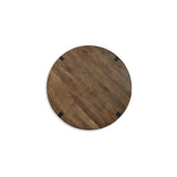 Signature Design by Ashley Hanneforth Farmhouse Coffee Table with Angled Solid Wood Legs, Light Brown & Black Signature Design by Ashley
